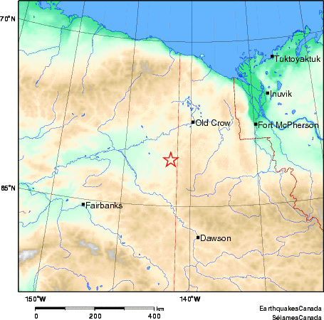 Map of Earthquake Area