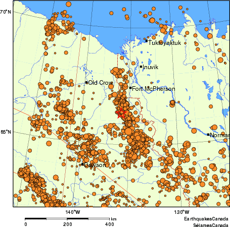 Map of earthquakes magnitude 2.0 and larger, 1980 - present