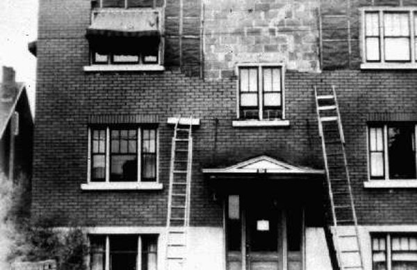 Damage to a residential building