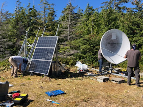 Haida Gwaii station equipment