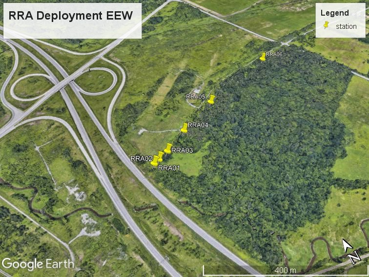 map of test stations