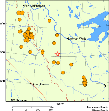 carte des séismes historiques de magnitude 5,0 et plus. Détails dans le tableau de données ci-dessous