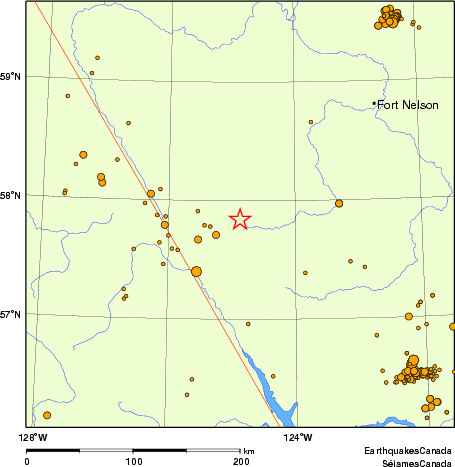 carte des des séismes de magnitude 2,0 et plus depuis 2000