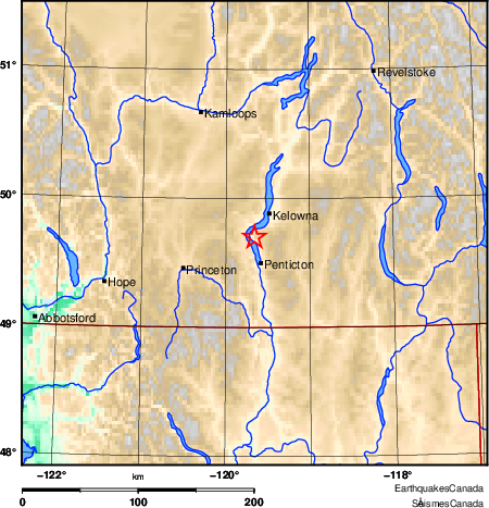 Map of Earthquake Area