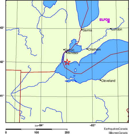Map of Regional Seismographs