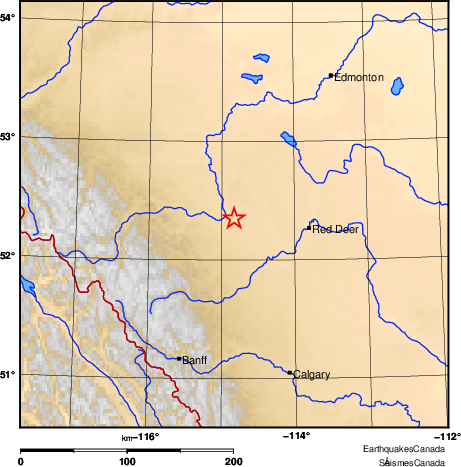 Map of Earthquake Area