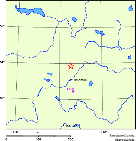 Map of Regional Seismographs