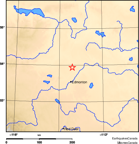 Map of Earthquake Area