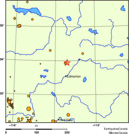 Map of earthquakes magnitude 2.0 and larger, 2000 - present