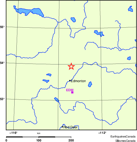 Map of Regional Seismographs