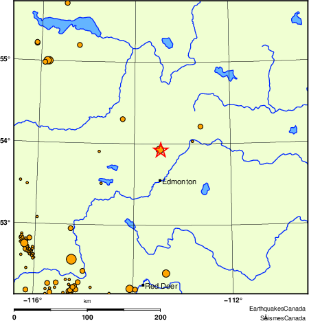 Map of earthquakes magnitude 2.0 and larger, 2000 - present