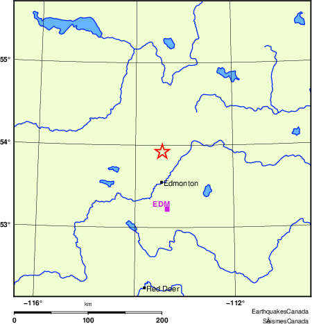 Map of Regional Seismographs