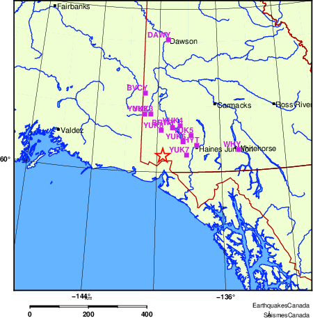 carte des localisations des stations sismologiques locales
