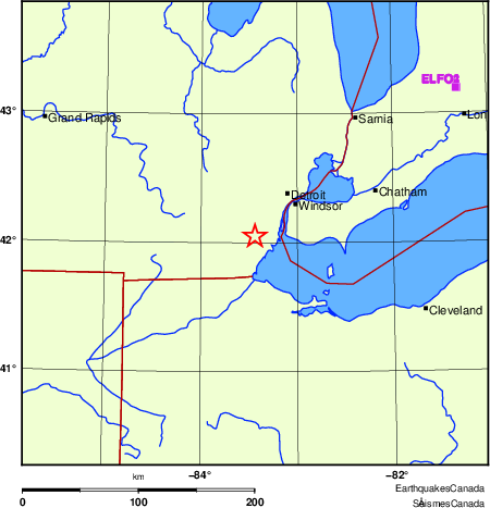 Map of Regional Seismographs