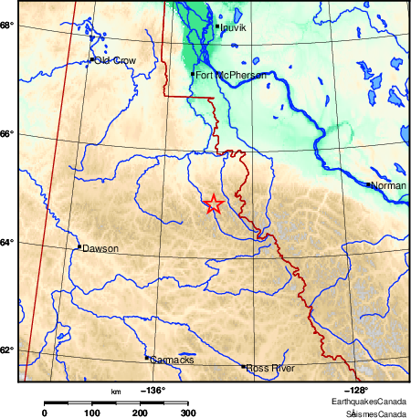 Map of Earthquake Area