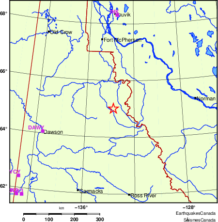 Map of Regional Seismographs