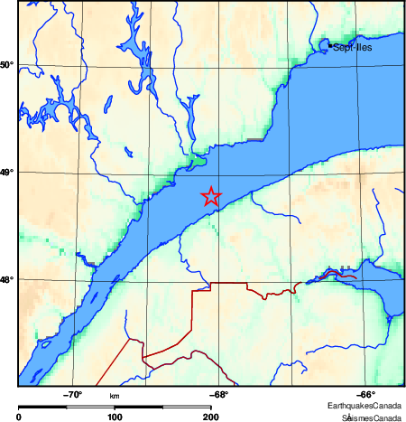 Map of Earthquake Area