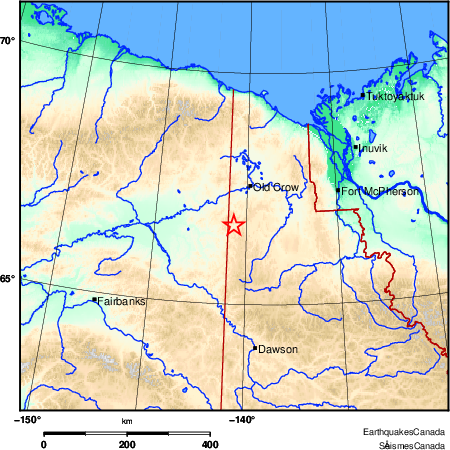 Map of Earthquake Area